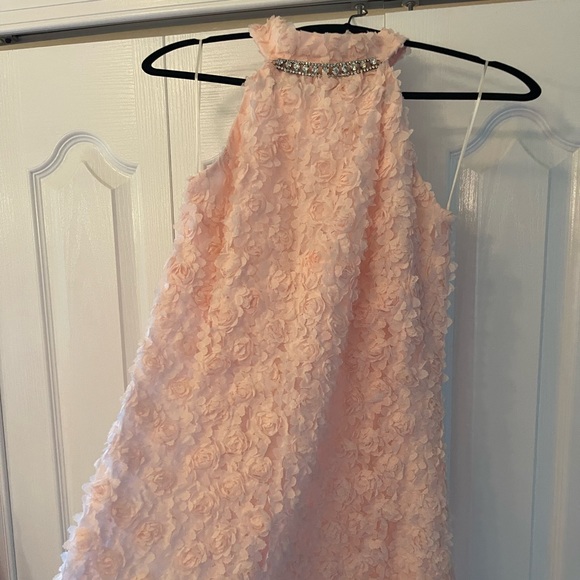 River Island Light Pink Mod Flower Dress Size 12 - Picture 1 of 2